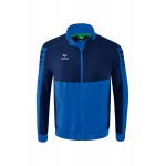 Erima Präsentationsjacke Six Wings (100% Polyester, Stehkragen, ohne Innenfutter) royalblau/navyblau Herren